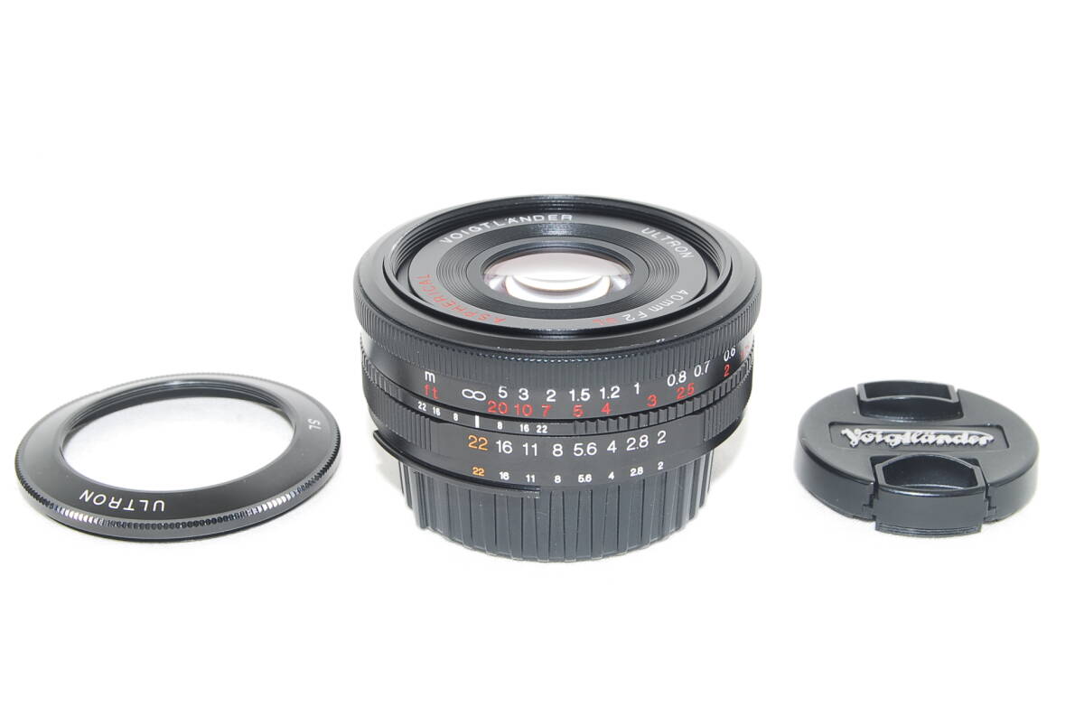 ★良品★Voigtlander フォクトレンダー Ultron ウルトロン 40mm f2 SL II N Aspherical Nikon ニコン Ai-s用♪_画像7