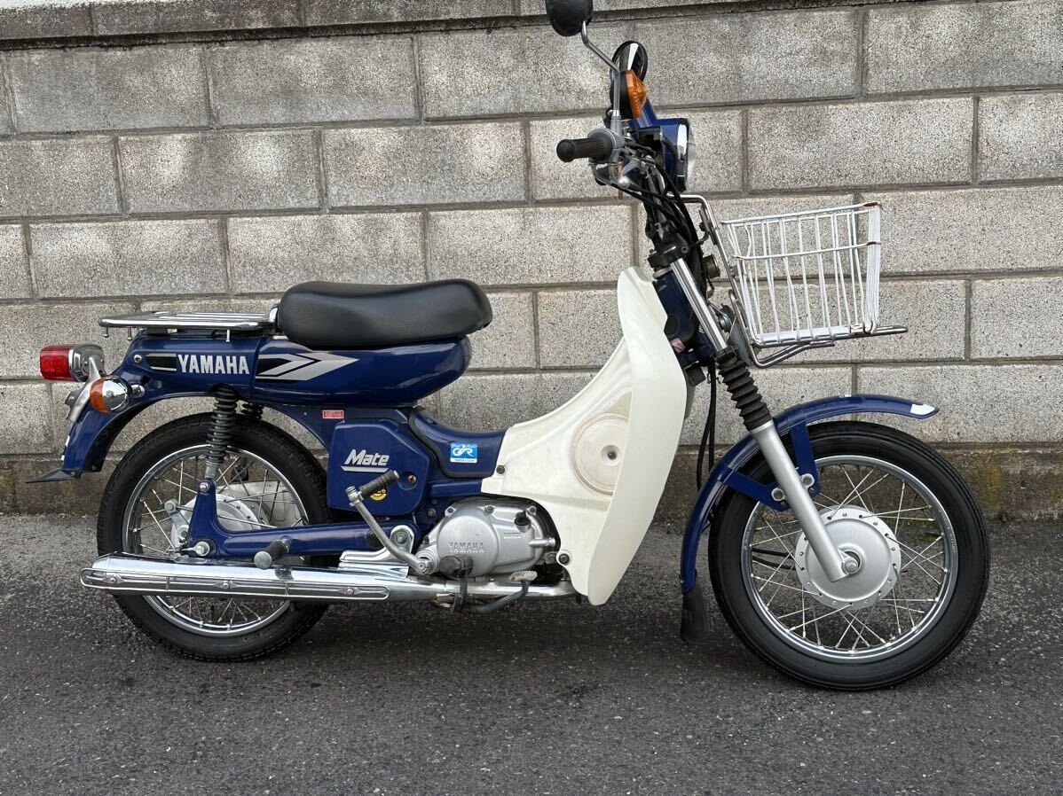 1円スタート!! 実動 低走行YAMAHA メイト90 UB02J 6,000キロ台【ヤマハ タウンメイト スーパーカブ ハンターカブ 新聞配達 郵政】の画像1