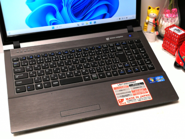 ほぼ未使用SSD240GB　COREi7-3630QM　ブルーレイ搭載　☆最新Windows11☆lk　即決/Office2021/HDMI搭載/即日発送☆_画像2