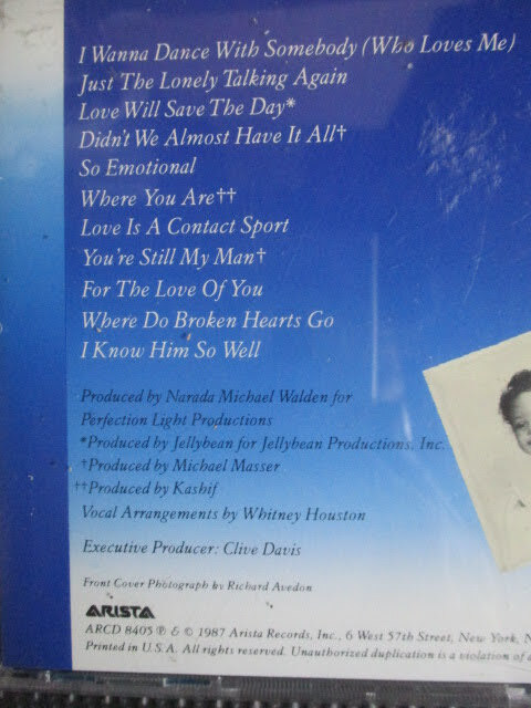 ◆ホイットニー ヒューストン 直筆サイン入りCD◆WHITNEY HOUSTON Wanna Dance With Somebody♪R-80305カナ_画像7