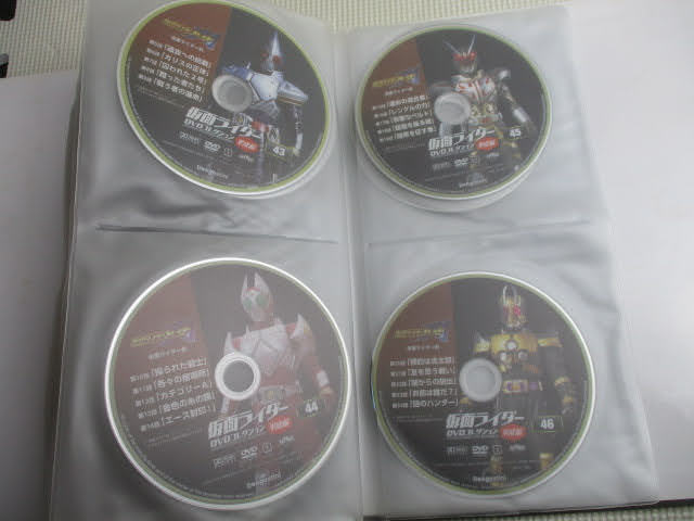 ◆仮面ライダー DVD コレクション 約51枚入り◆1～47 デアゴスティーニ 平成編 特撮 まとめ 大量♪2F-120316カの画像7