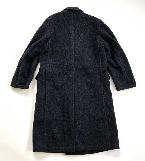 Special Vintage 30s Aquascutum wool coat 1936 year Britain made Aquascutum England made double thick charcoal 
