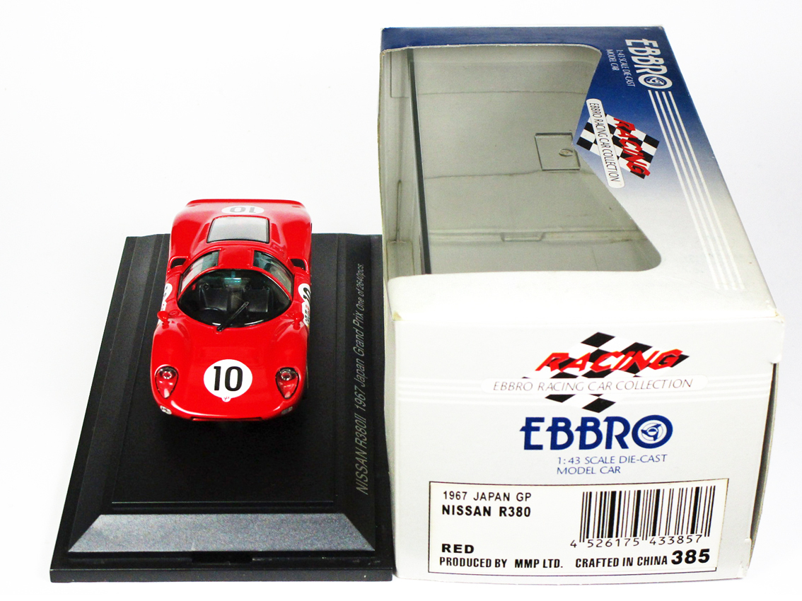  EBBRO * Nissan R380Ⅱ*67 year no. 4 times Japan GP2 rank height .*1/43