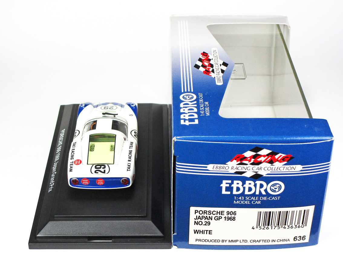  EBBRO * Porsche 906* Carrera 6*68 year Japan GP*1/43