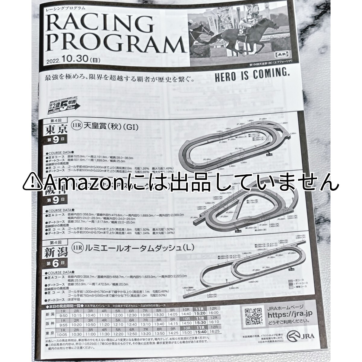 【競馬】レーシングプログラム レープロ G1 天皇賞・秋 イクイノックス_画像1