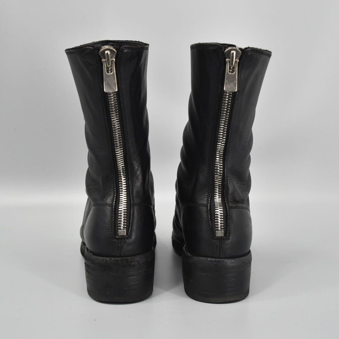 GUIDI グイディ BACK ZIP MID BOOTS バッグジップブーツ 42 788Z BLACK_画像6