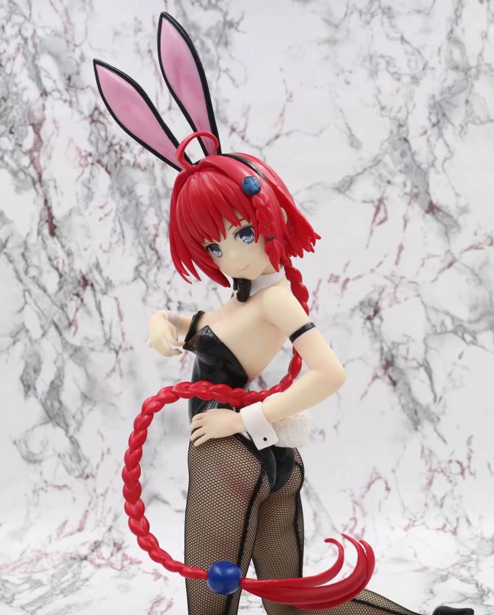 *ToLOVE.- dark nes* figure black ... bunny girl used PVC made 3L26Z135