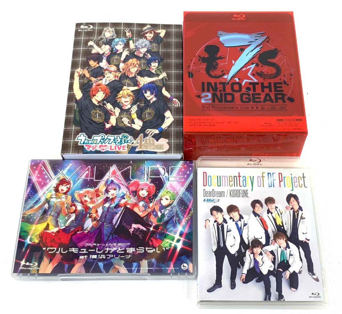 【中古・ジャンク品】Blu-ray 4本セット ワルキューレ うた☆プリ DearDream Tokyo 7th シスターズ【再生未確認】：の画像1