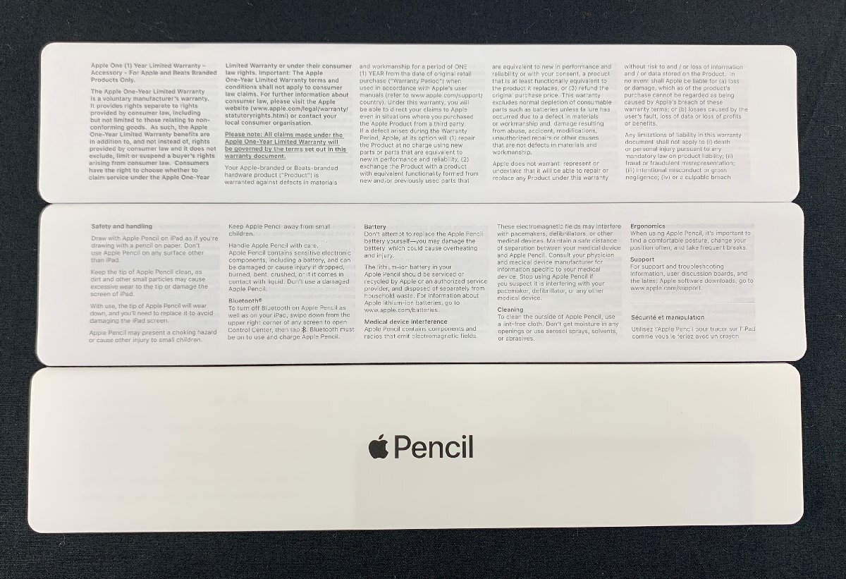 ●【中古・ジャンク品】Apple Pencil アップルペンシル 第2世代 MU8F2J/A【ペアリング不可】：_画像7