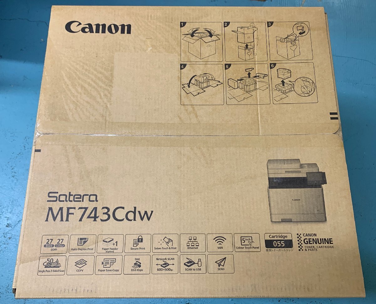 ★●【中古・未開封品】Canon キャノン Satera サテラ レーザービームプリンタ複合機 MF743Cdw：の画像6