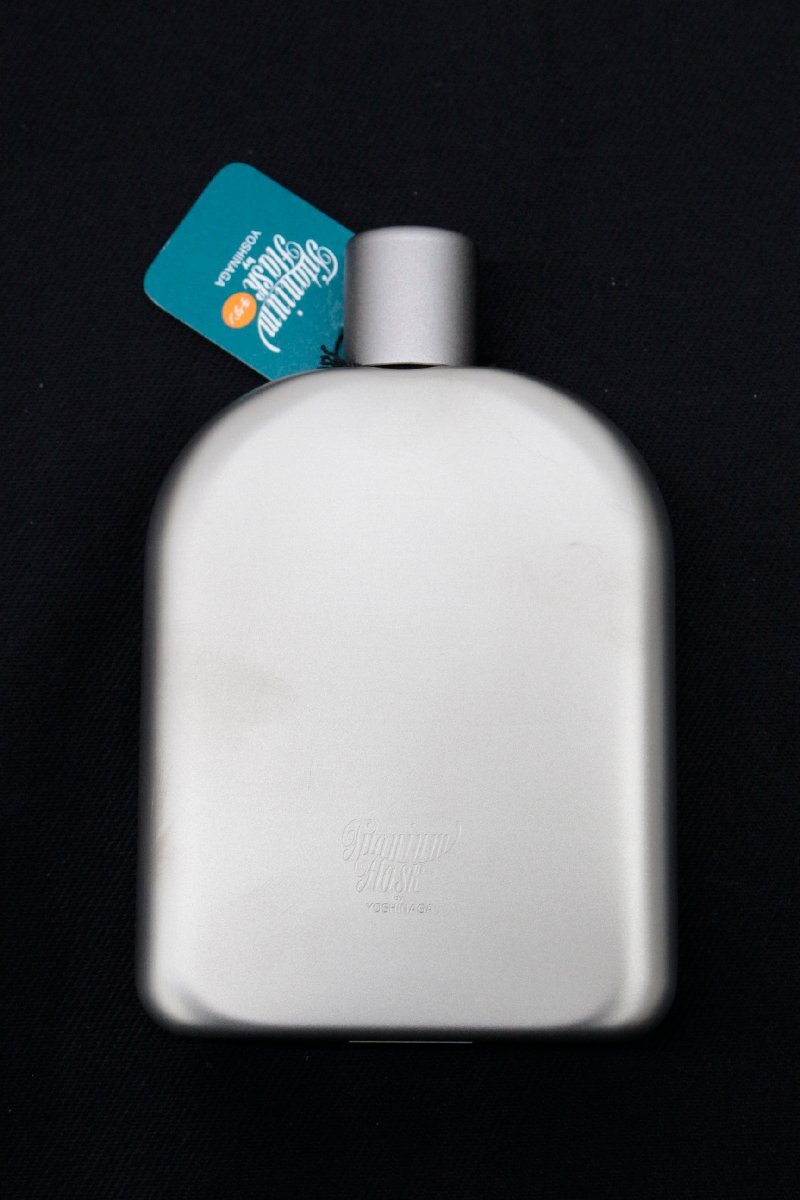 【中古品】Titanium Flask by YOSHINAGA ニュートップ チタニウム ヨシナガ チタンスキットル 180 T-3452 6oz(180㏄) ._画像2