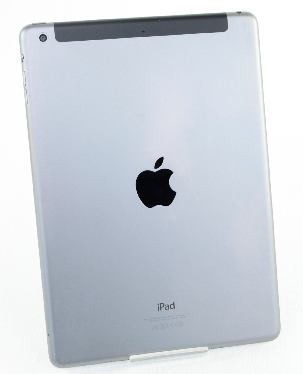 【中古・訳あり品】Apple iPad Air 9.7inch 32GB Wi-Fi+Cellularモデル 第1世代 スペースグレイ MD792J/A 【利用制限〇 au SIMロック有】：の画像1
