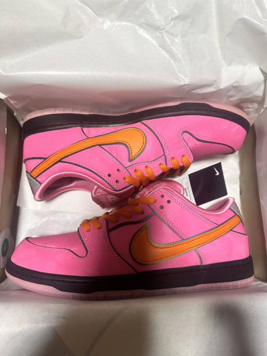 【未使用】The Powerpuff Girls×Nike/パワーパフガールズ×ナイキ SB Dunk Low Pro QS Blossom ブロッサム FD2631-600/27.5 /US9.5_画像2