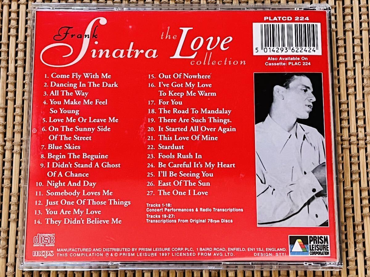 FRANK SINATRA|THE LOVE COLLECTION|PRISM LEISURE CORP. PLATCO 224| Британия запись CD| Frank *sina тигр | б/у запись 