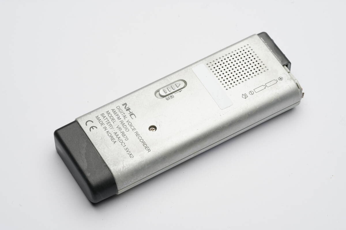 NHC VR-R870 ICレコーダー ボイスレコーダー ラジオ付 ジャンク 送料140円_画像3