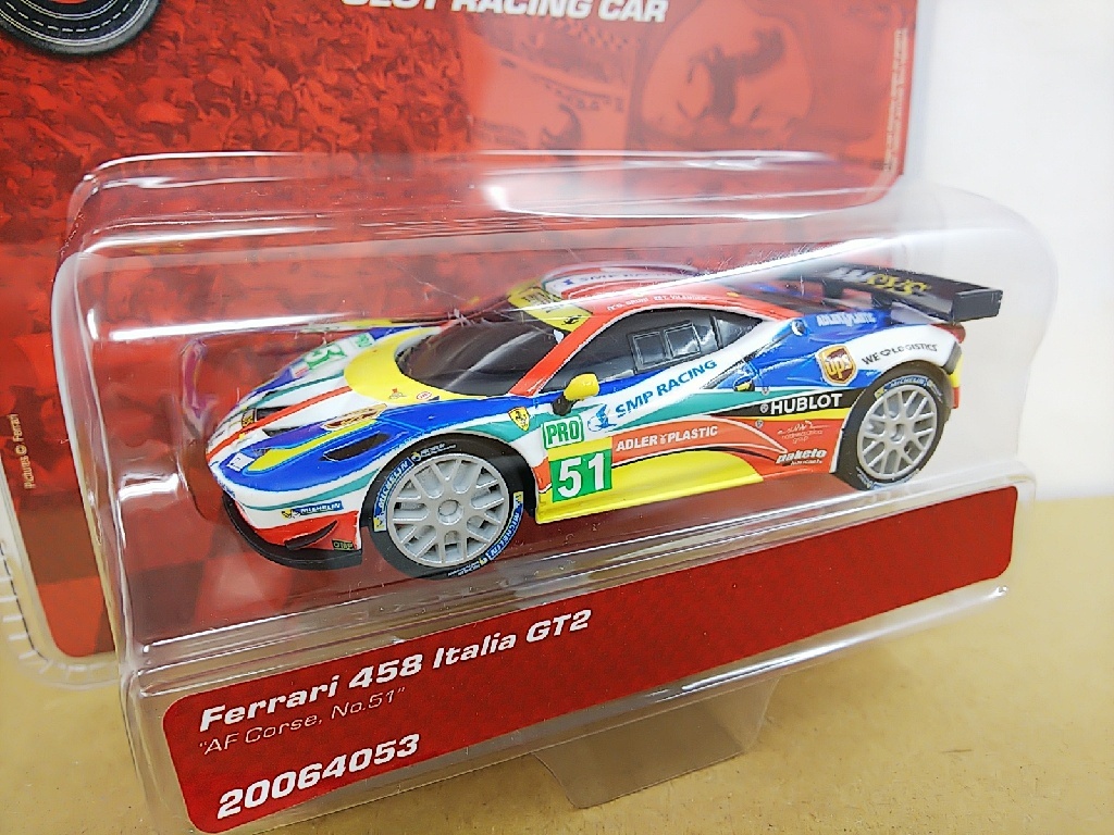 ■ 京商 Carrera GO!!! SLOT RACING CAR 1/43 Ferrari 458 Italia GT2 ”AF Corse No.51” フェラーリ スロットレーシングミニカーの画像4