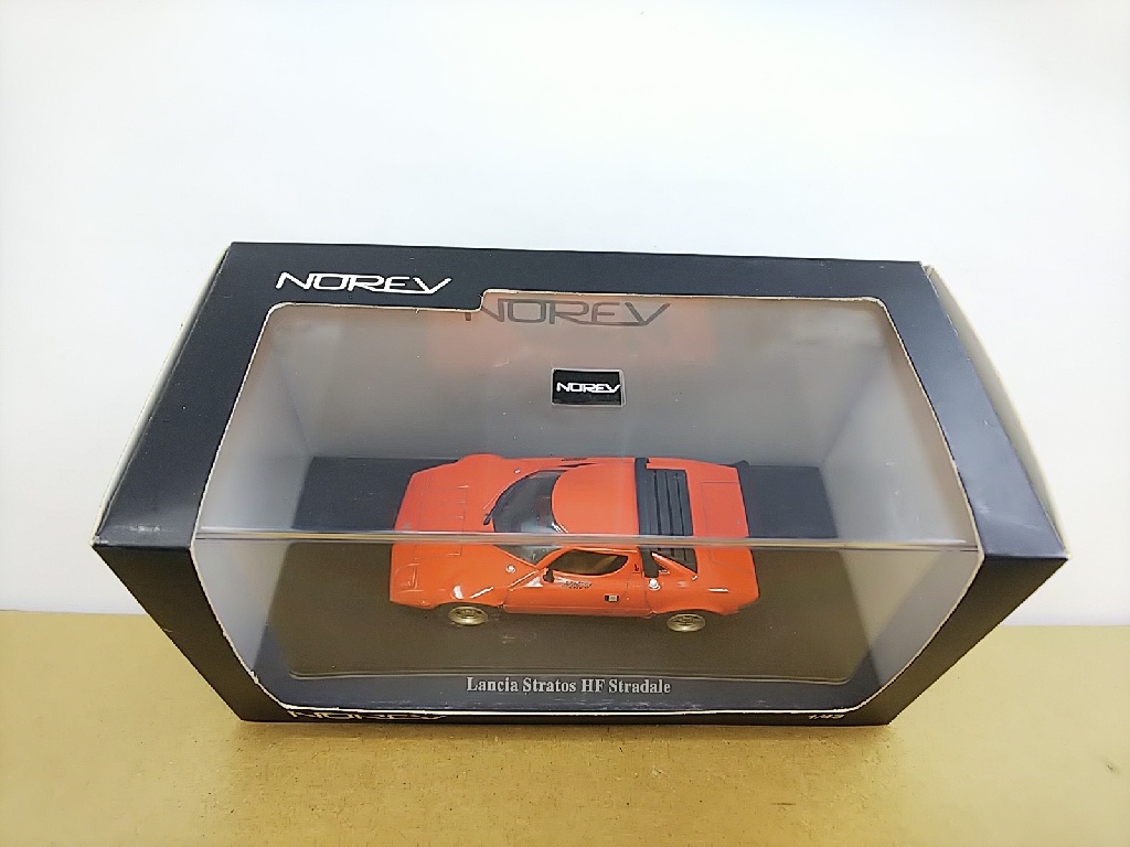 # NOREV Norev 1/43 Lancia Stratos HF Stradale orange red Lancia Stratos model minicar 