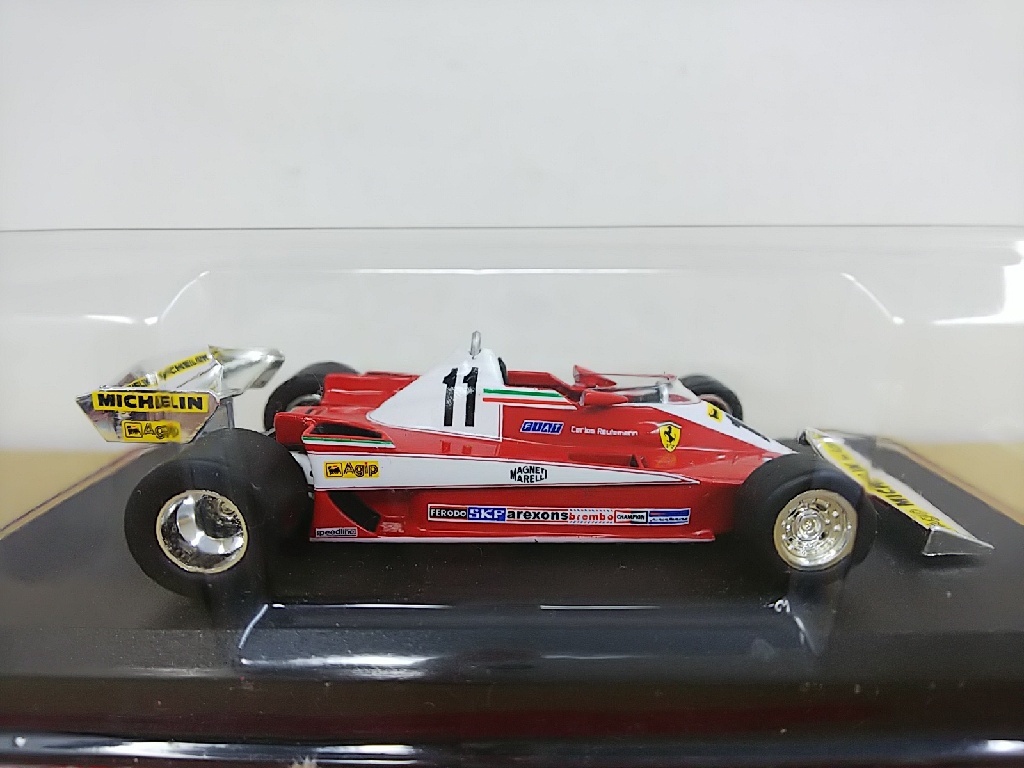 ■ アシェット 1/43 FERRARI 312 T3-1978 Carlos Reutemann 赤 フェラーリ カルロス・ロイテマン F1レーシングミニカー_画像4