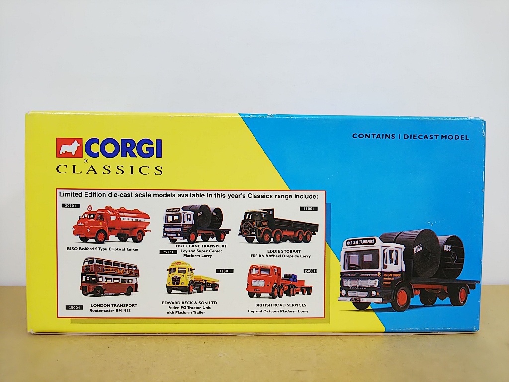 ■ CORGIコーギー 25301 Holt Lane Transport Leyland Super Comet Platform Lorry モデルミニカー_画像8