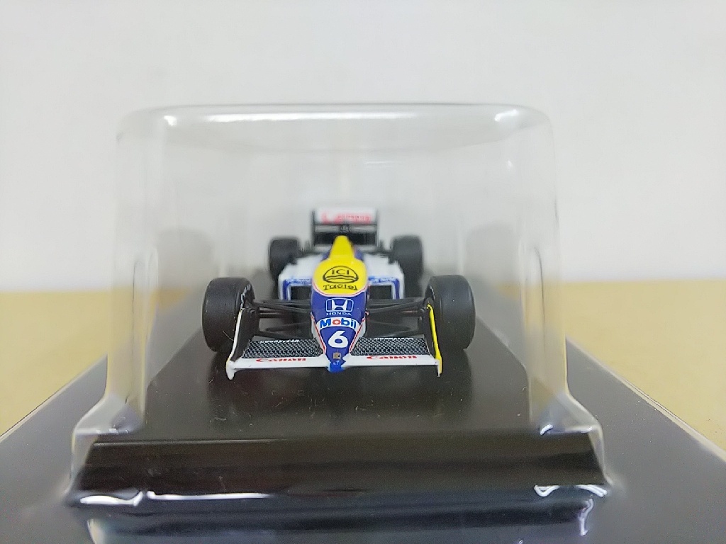 ■アオシマ 1/64 F1GPミニカーコレクション Canon Williams Honda FW11B キャノンウィリアムズホンダ ミニカーの画像2