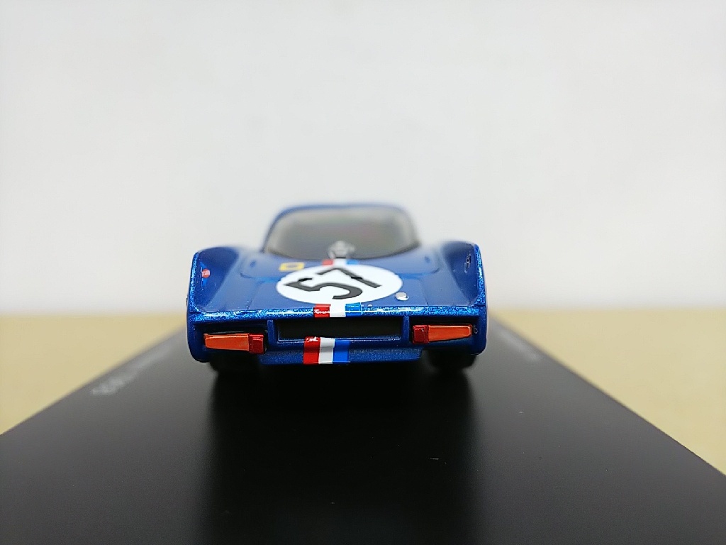 ■ アシェット　スパーク社製 1/43 RENAULT ALPINE A210 - Le Mans 1968 ルノー アルピーヌ ル・マン レーシングモデルミニカー_画像3