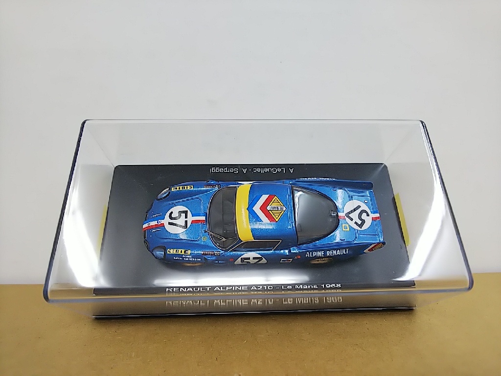 ■ アシェット　スパーク社製 1/43 RENAULT ALPINE A210 - Le Mans 1968 ルノー アルピーヌ ル・マン レーシングモデルミニカー_画像6