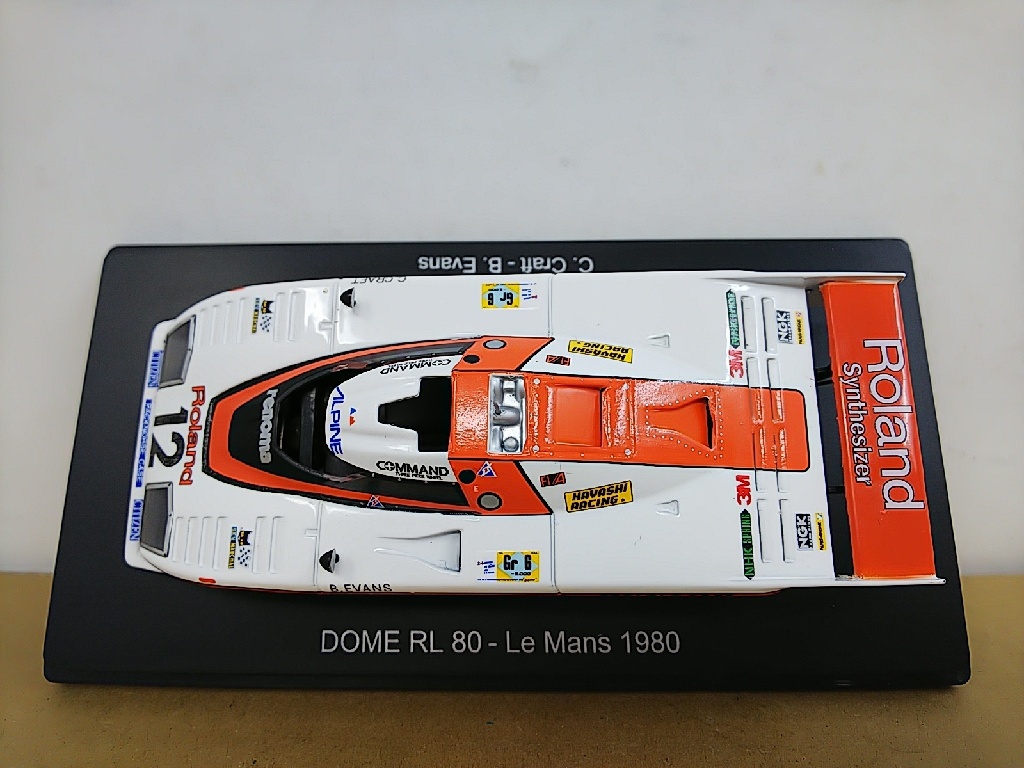 ■ アシェット スパーク社製1/43 DOME RL 80 - Le Mans 1980 ドーム ル・マン レーシングモデルミニカーの画像5