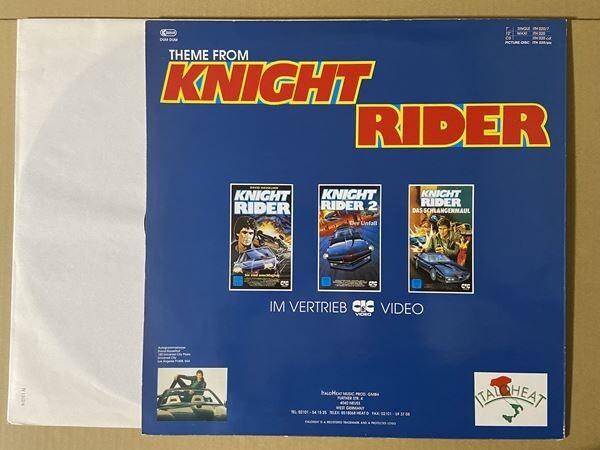 試聴 TVドラマ ナイトライダーのテーマ Laser-Cowboys Theme From Knight Rider 12インチ エレクトロ イタロディスコ ユーロビートの画像2