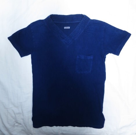 KAPITAL キャピタル インディゴ ポケット Tシャツ 2 サイズ M 刺し子 _画像2