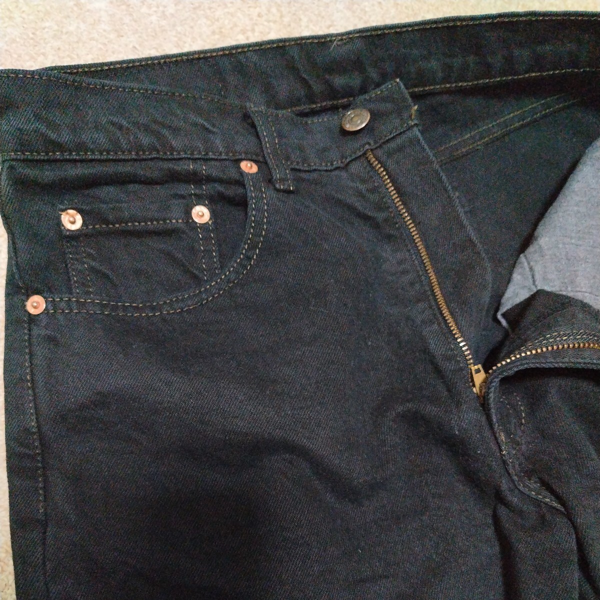 Levi's リーバイス 512 後染めブラックデニム W31 L34 「非常に美品」_画像4