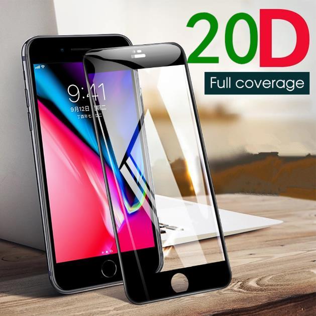iphoneSE3(2022)/SE2 (2020) ガラス フィルム フルカバー 20D 保護フィルム iphone se 第3世代 第2世代_画像1