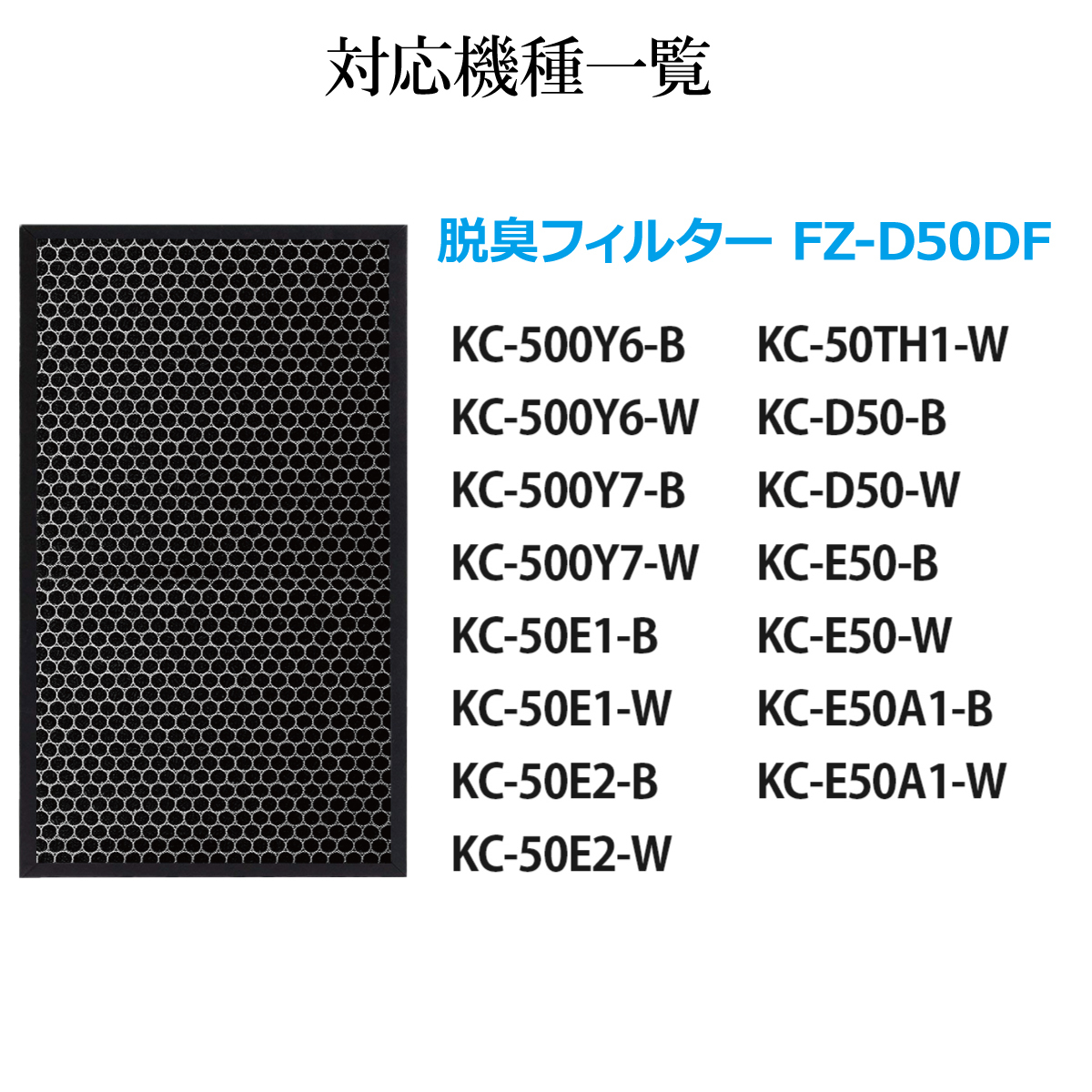 空気清浄機 フィルター FZ-D50HF FZ-D50DF フィルター交換 加湿機 脱臭フィルター 集塵フィルター セット_画像8