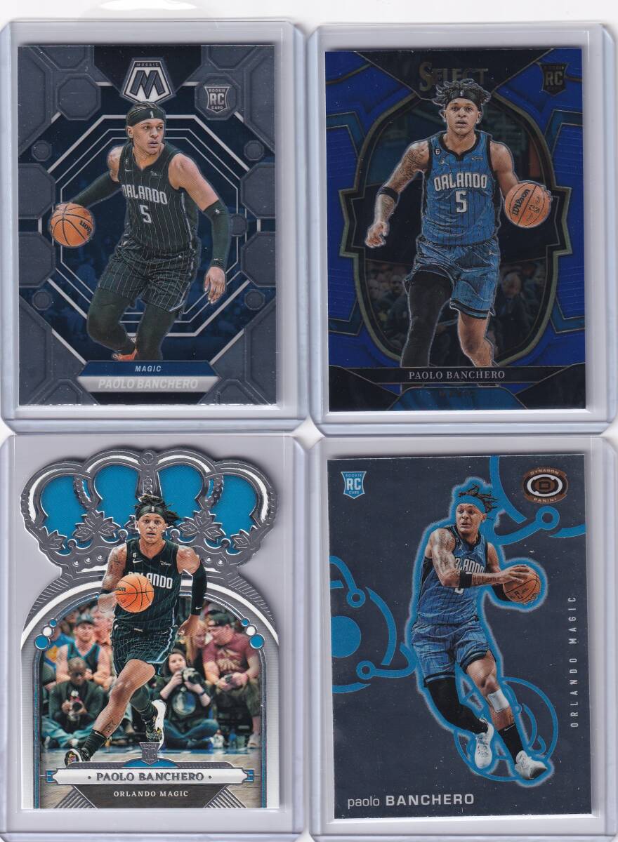 NBAカード Paolo Banchero RC ルーキー 4枚セット Orlando Magic_画像1