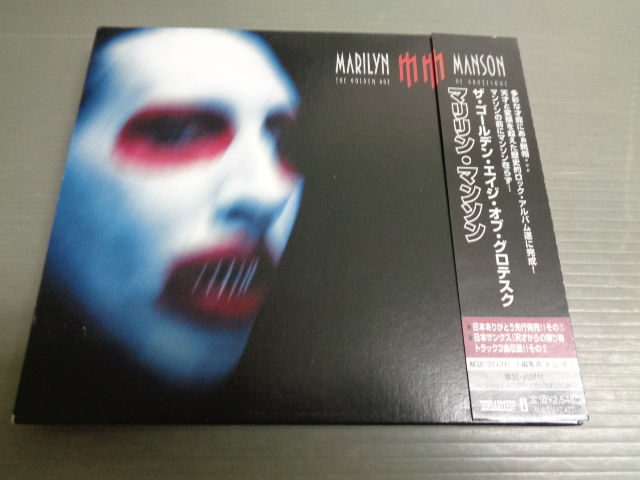 * Marilyn * Manson MARILYN MANSON/ The * золотой *eiji*ob* Glo teskTHE GOLDEN AGE OF GROTESQUE * с поясом оби CD