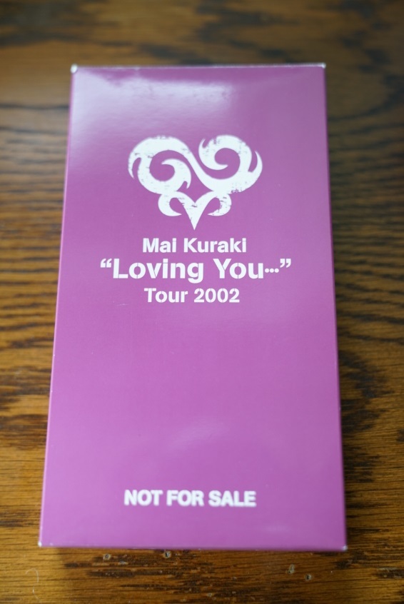 Май Кураки не продается VHS "Loving You" Tour2002 Mai-K.net 2-й годовщина