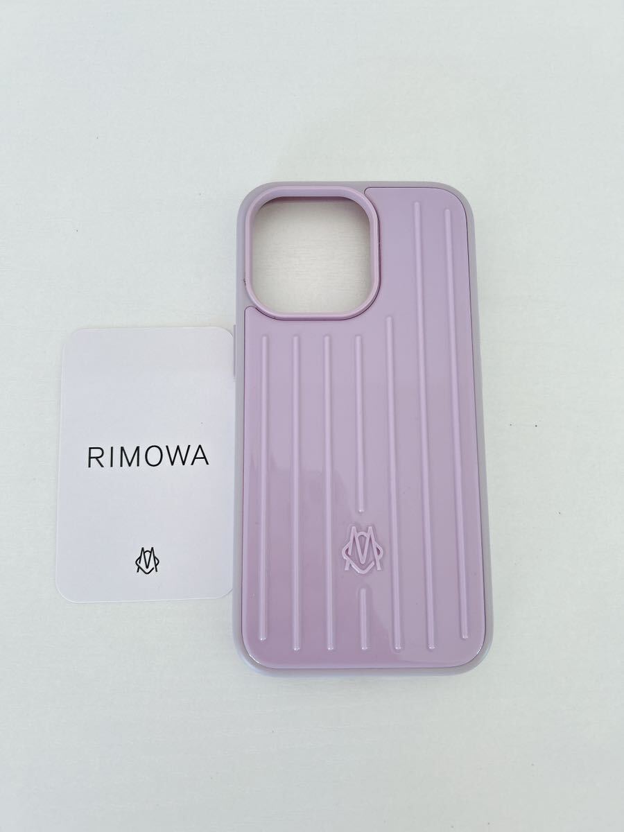 送料無料 大人気 リモワ rimowa 未使用品 iPhone13pro パープル 紫 の画像1