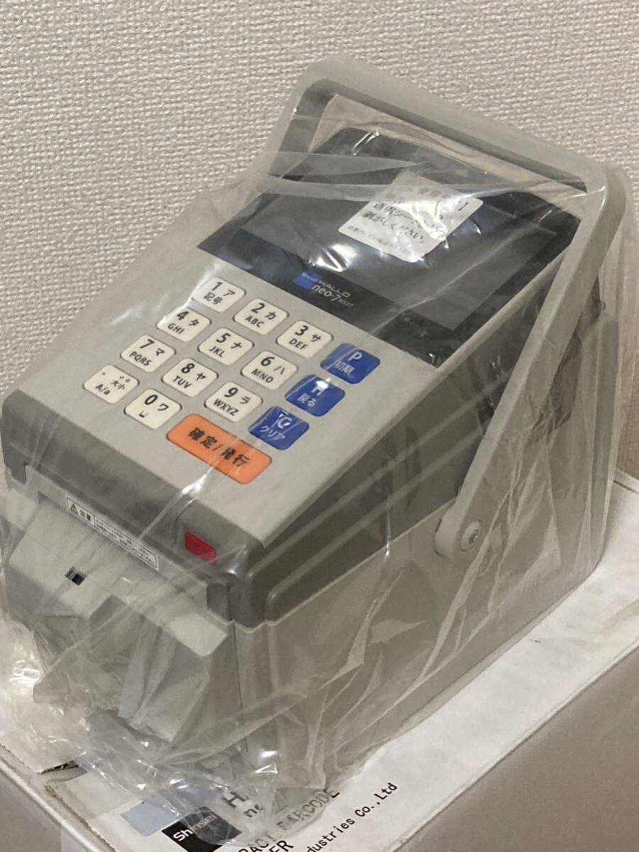 新盛インダストリーズ製 3インチ ラベルプリンタ HALLO neo-7 ライナーレス/有線LANモデル H33T-CL 未使用品店舗用品