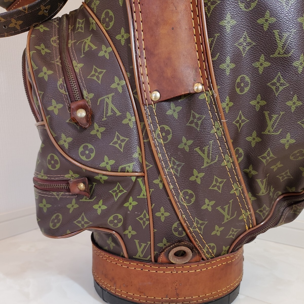 ルイ・ヴィトン キャディバッグ ゴルフバッグ ゴルフ ヴィンテージ LOUIS VUITTON　モノグラム_画像6