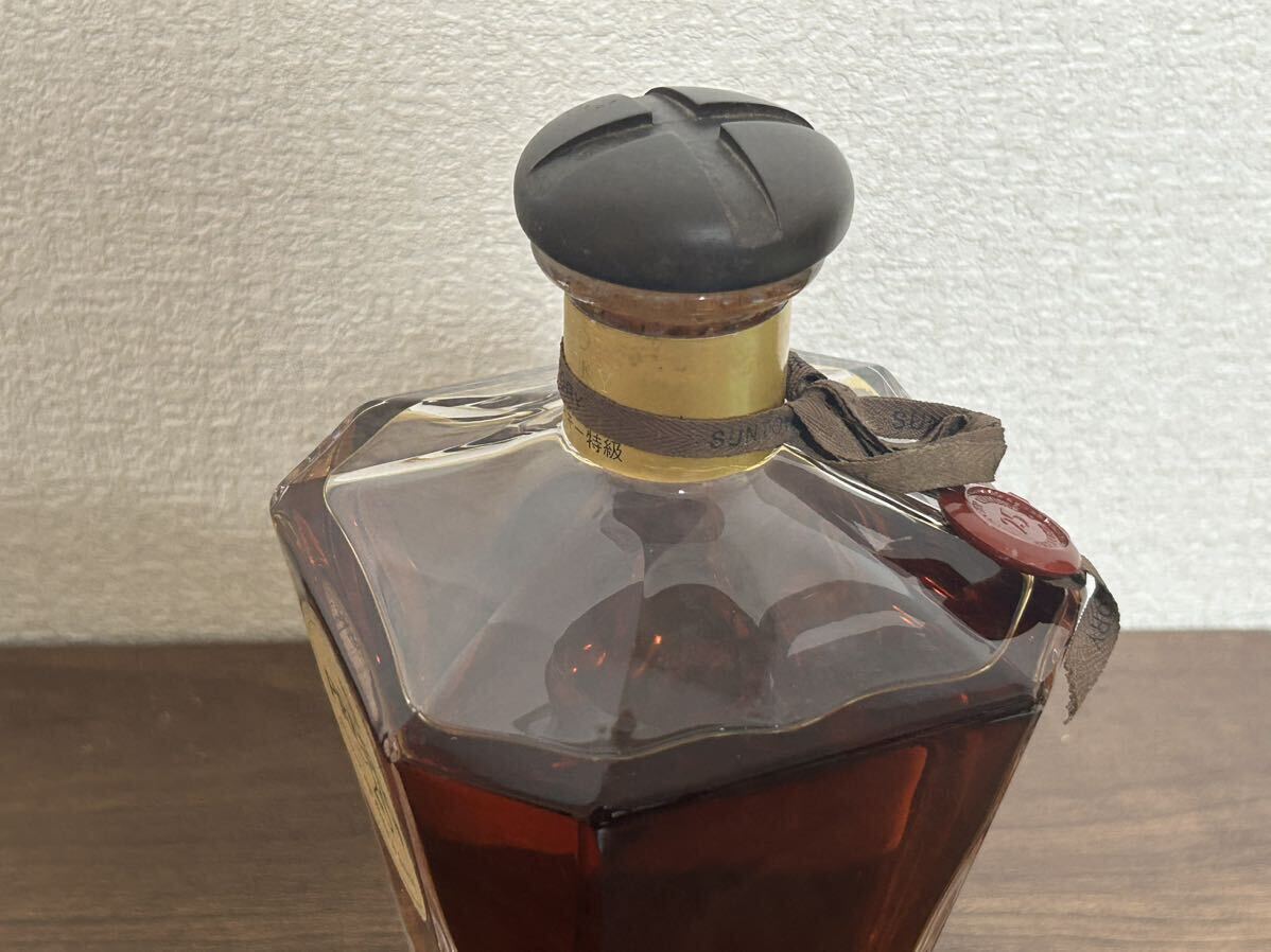 サントリー プレステージ 25年 ウィスキー　750ml　43% SUNTORY　PRESTIGE　WHISKY カガミクリスタル　未開栓　_画像7