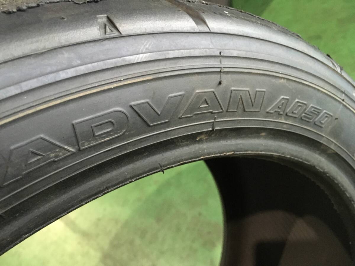 s174-4-2 ☆245/40R18 93W 中古2本！ ヨコハマ アドバンA050 2019年製 残溝5ｍｍ Sタイヤ♪ 　 k60_画像8