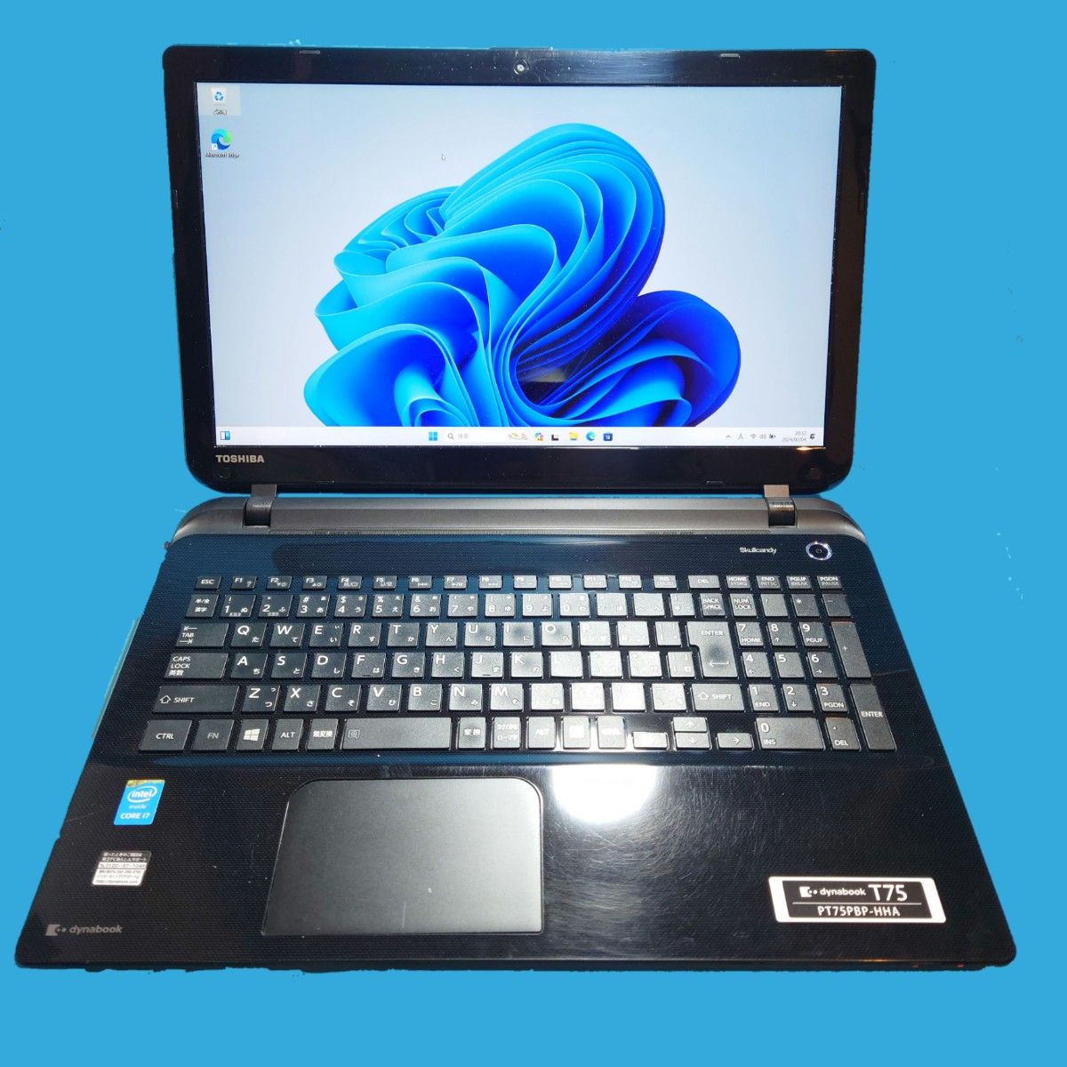 東芝 dynabook T75/PB Core i7 5500U SSD 512GB Windows11 Office2021
