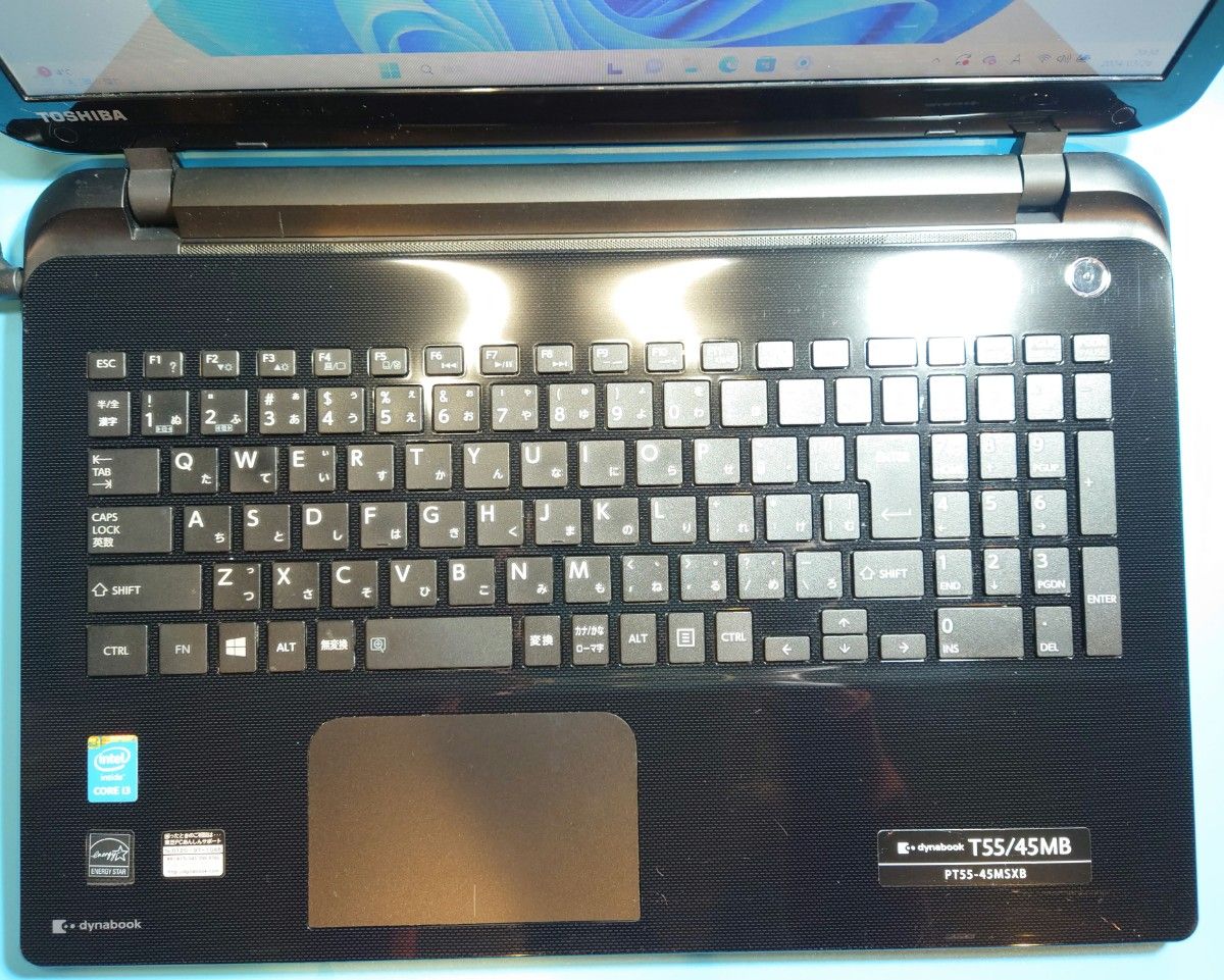 東芝 dynabook T55/45MB Core i3 4025U SSD 512GB　Windows11 Office2021