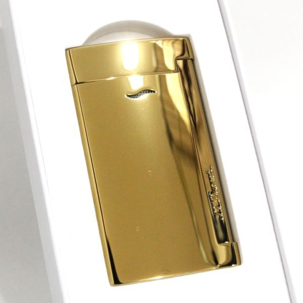  Dupont S.T.Dupont 027816 SLIM7 slim 7 Golden gas lighter new goods 