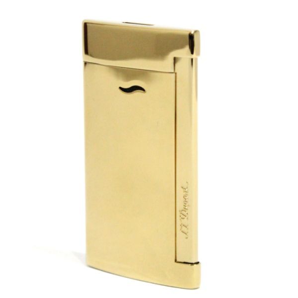  Dupont S.T.Dupont 027816 SLIM7 slim 7 Golden gas lighter new goods 