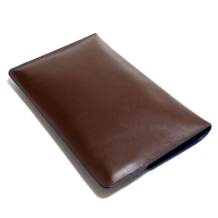  Dupont S.T. DUPONT 185101 SLIM slim leather clutch bag | pochette Brown new goods regular price 7.3 ten thousand 