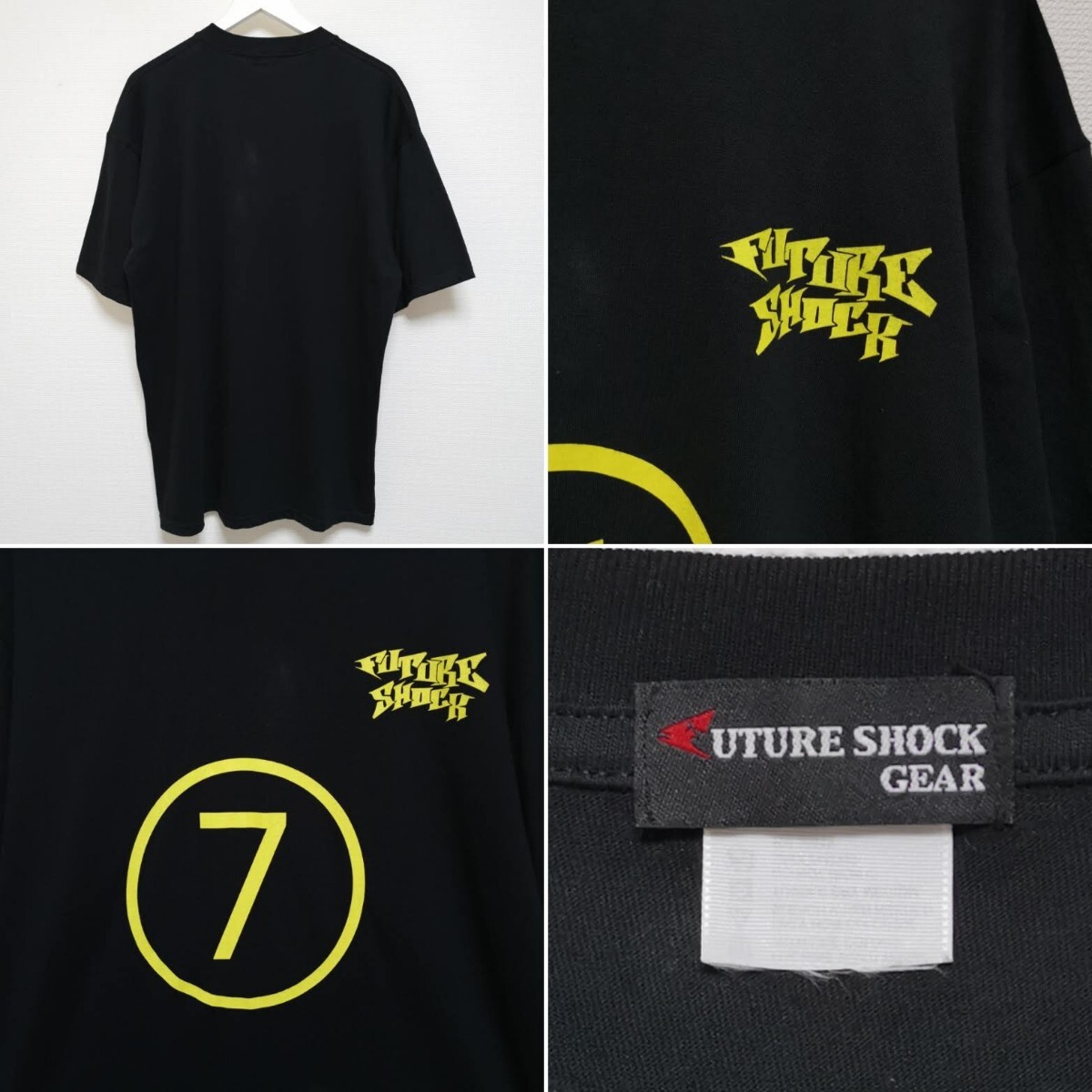 即決 XL 90s フューチャーショック FUTURE SHOCK GEAR Tシャツ 即決 XL 90s フューチャーショック FUTURE SHOCK GEAR Tシャツ