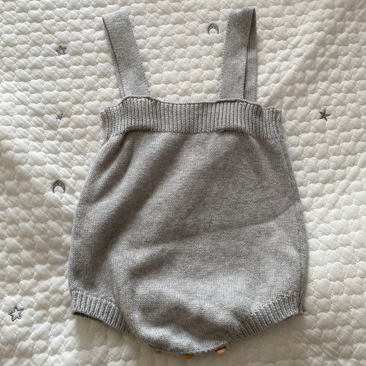 韓国子供服 ノーブランド サスペンダー ロンパース サロペット ベビー 赤ちゃん80サイズ