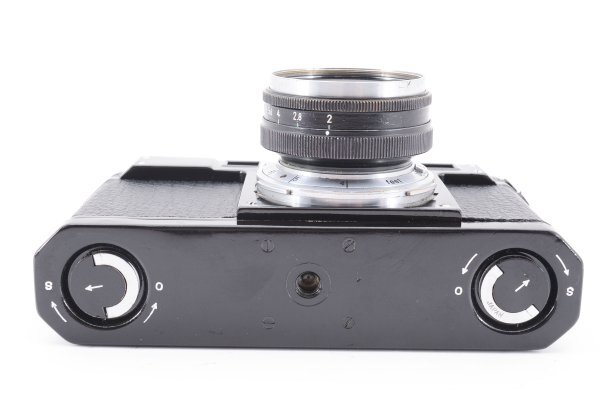 Nikon ニコン S レンジファインダー フィルムカメラ リペイント 後塗り 黒 Nikkor-H 5cm 50mm F/2 [2027948]の画像10