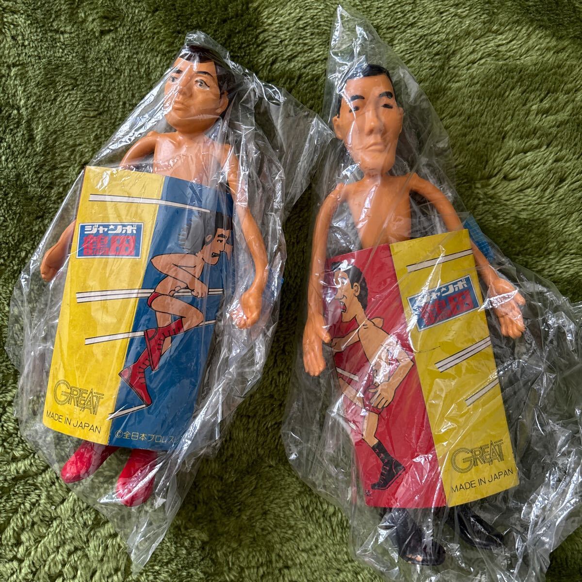 レア!全日本プロレス　馬場&鶴田　フィギュアセット_画像6