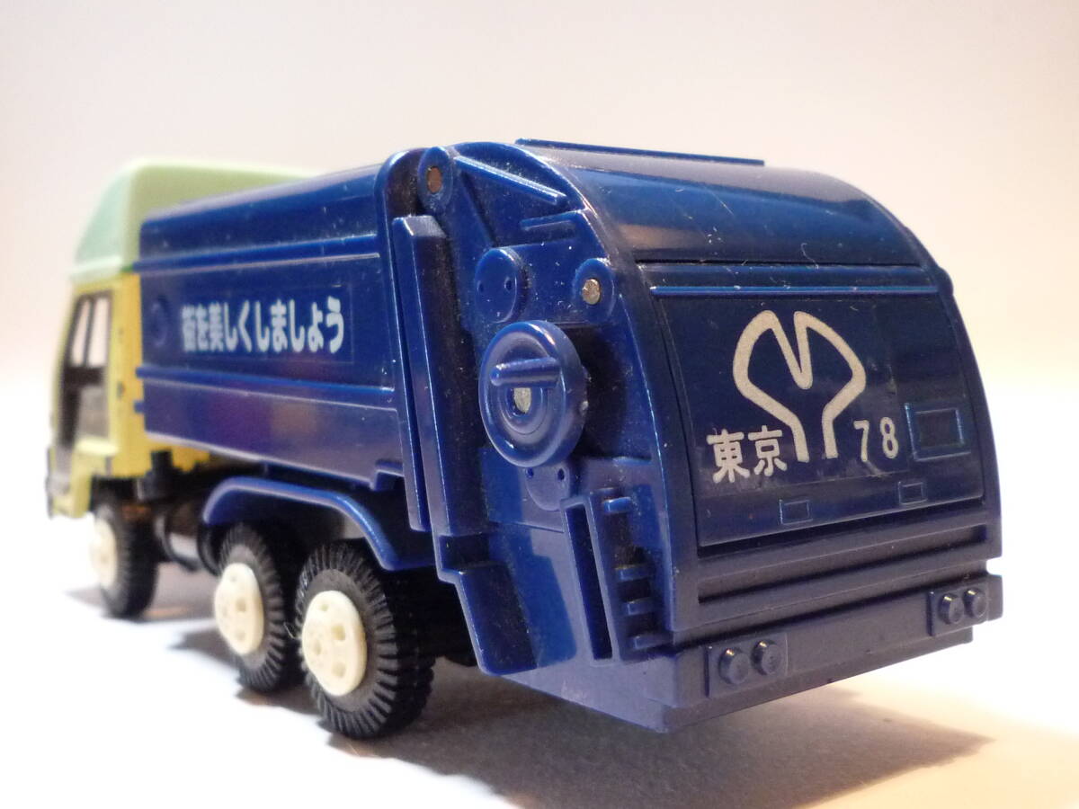 40467 YONEZAWA/ Yonezawa Diapet Diapet 1992-127 ISUZU TRUCK Isuzu грузовик Tokyo Metropolitan area грузовик-мусоровоз paker car Vintage 